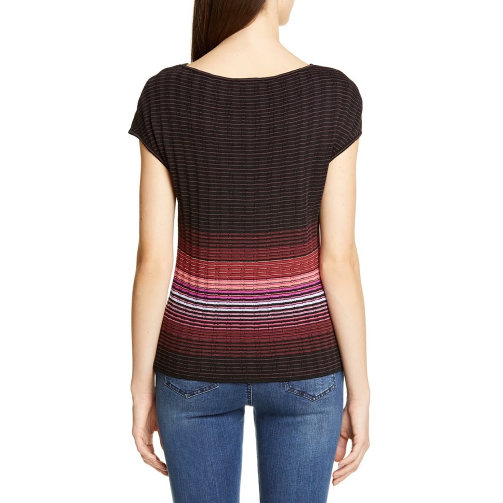 St. John Collection Engineered Ombré Rib Sweater - Picture 2 of 15